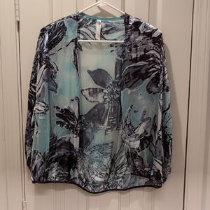 Floral Sheer Women's Bolero Top One Size